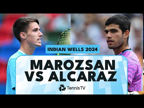 CLINICAL Carlos Alcaraz vs Fabian Marozsan | Indian Wells 2024 Highlights