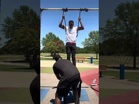 Chris brown stuck in the air