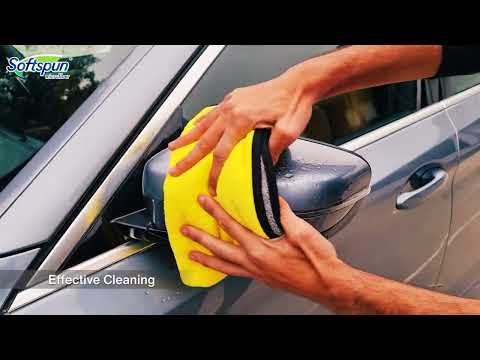 Softspun microfiber || Coral Fleece 600 GSM #microfibercloth #autodetailing #carwash