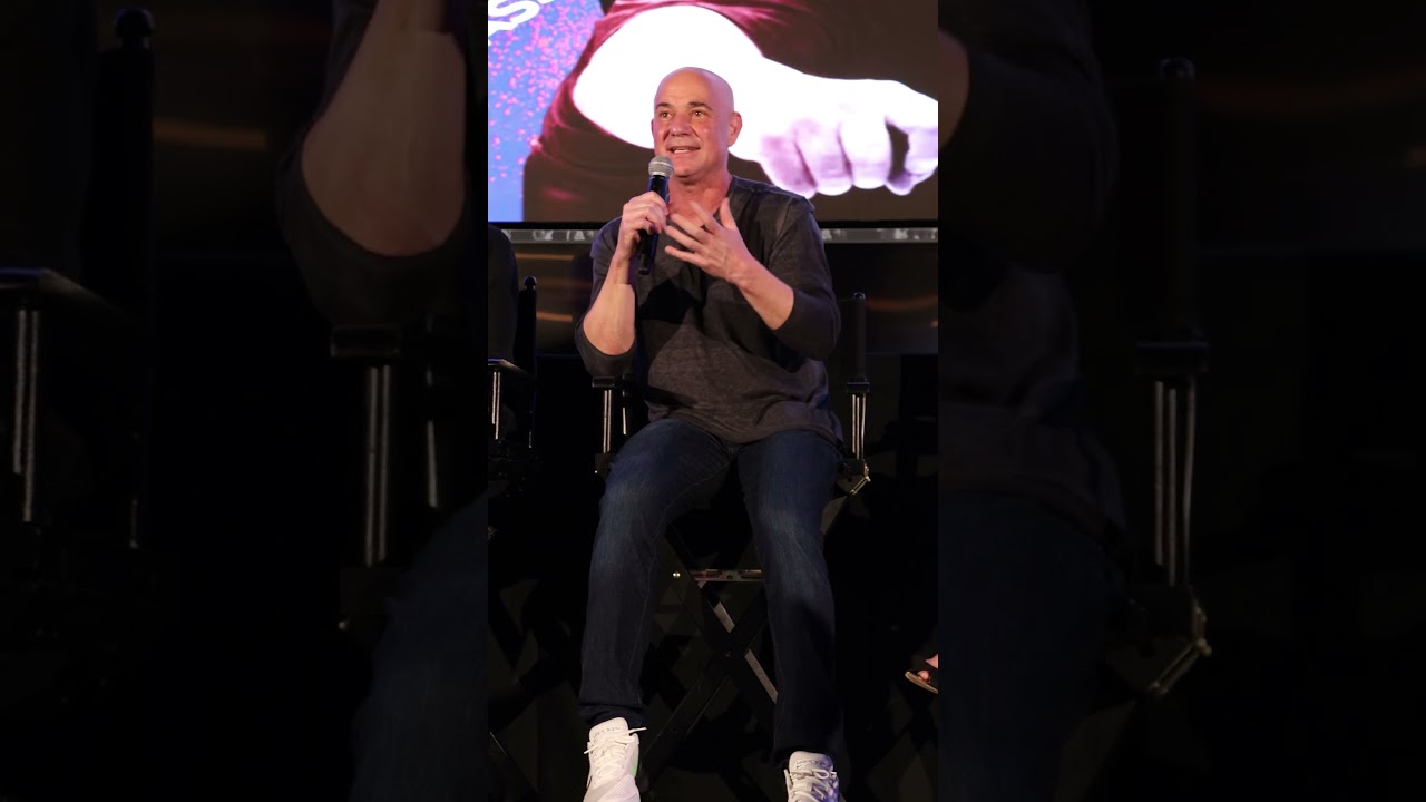 🧠 Andre Agassi READY TO LEAD Laver Cup Team #andreagassi #lavercup #shorts