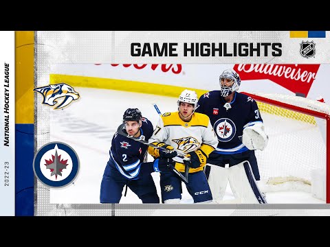 Jets @ Oilers 12/31  NHL Highlights 2022 