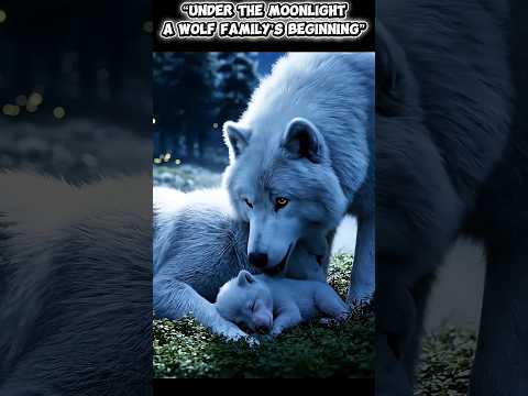 Under the Moonlight: A Wolf Family’s Beginning