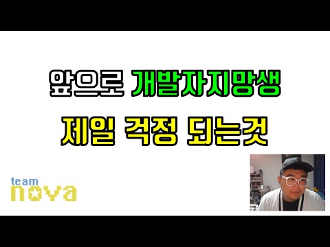 앞으로 개발자지망생들이 제일 걱정 되는것