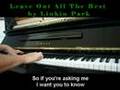 Linkin Park - Leave Out All The Rest (Piano Cover)