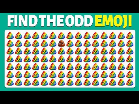 Find the ODD Emoji Out - Extreme Edition🤩💩🔥| 40 Ultimate Levels- Emoji Challenge