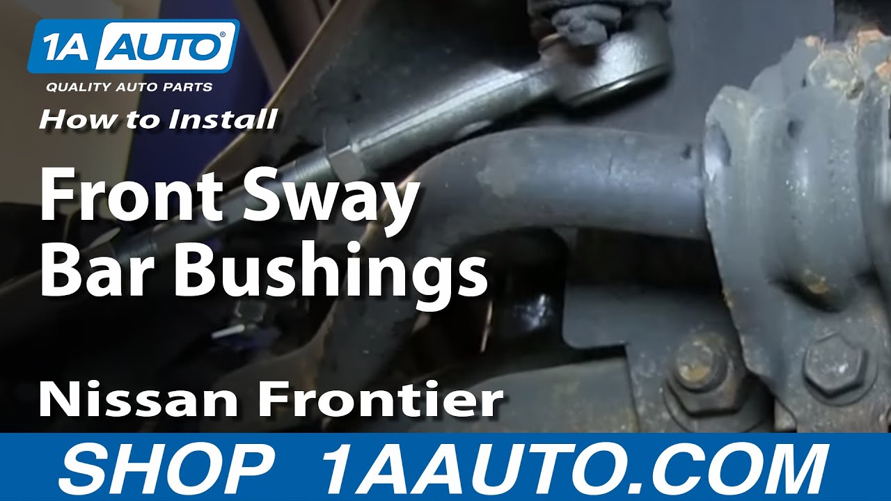 How To Install Replace Front Sway Bar Bushings 1998-04 ... 04 nissan altima fuse box 