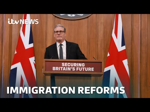 'We risk becoming an island of strangers': PM unveils 'tighter' immigration rules | ITV News