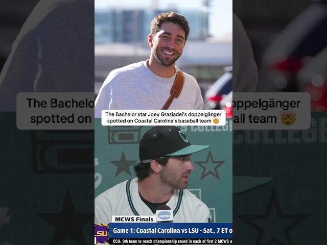 Joey Graziadei and Coastal’s Blake Barthol are twins 👀