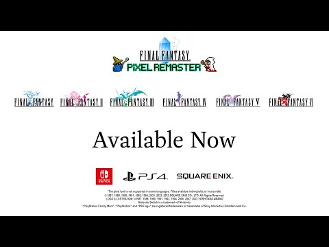 FINAL FANTASY Pixel Remaster | PlayStation®4 and Nintendo Switch™ Launch Trailer