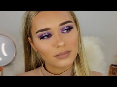 How To Slay Purple Eyeshadow | Full Face Makeup Tutorial
