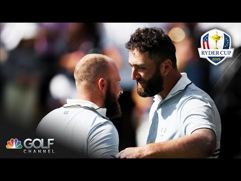 Jon Rahm, Tyrell Hatton discuss dominant opening win at 2025 Ryder Cup | Golf Channel