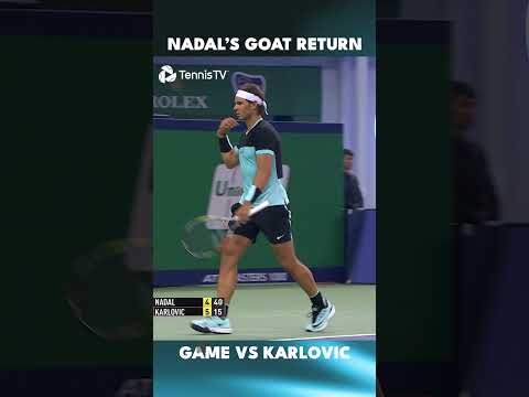 Rafael Nadal Played GOAT Return Game 🤯