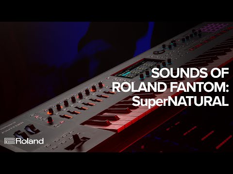 video Roland Fantom-8 Music Workstation Keyboard