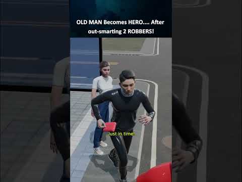 OLD MAN Becomes HERO.... After out-smarting 2 ROBBERS! #shorts #story #robbers