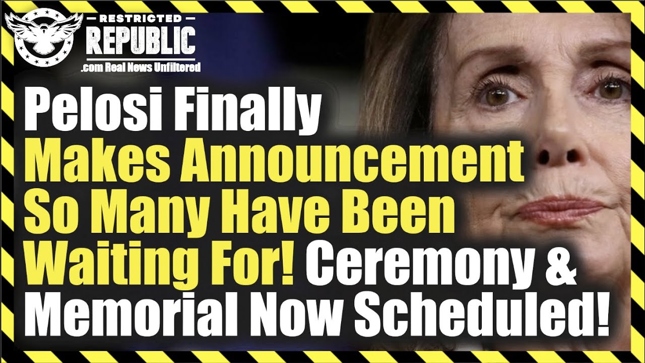 Pelosi Finally Makes Announcement So Many Have Been Waiting For! Ceremony & Monument Now Scheduled!