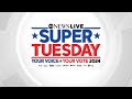 WATCH LIVE: Full Super Tuesday coverage as voters head to the polls in 2024 primary elections