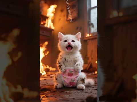 🐱🔥🏠Kitten’s Cooking Disaster That Nearly Ended in Tragedy… But Then THIS Happened!😱💥🚒