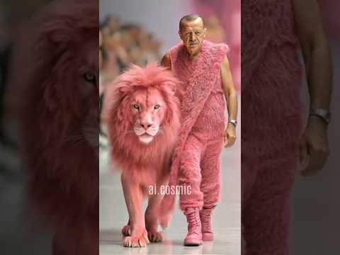 World Leaders Stun the Runway in Colorful Costumes 🌍✨ (AI Fashion Show) #Trump #putin