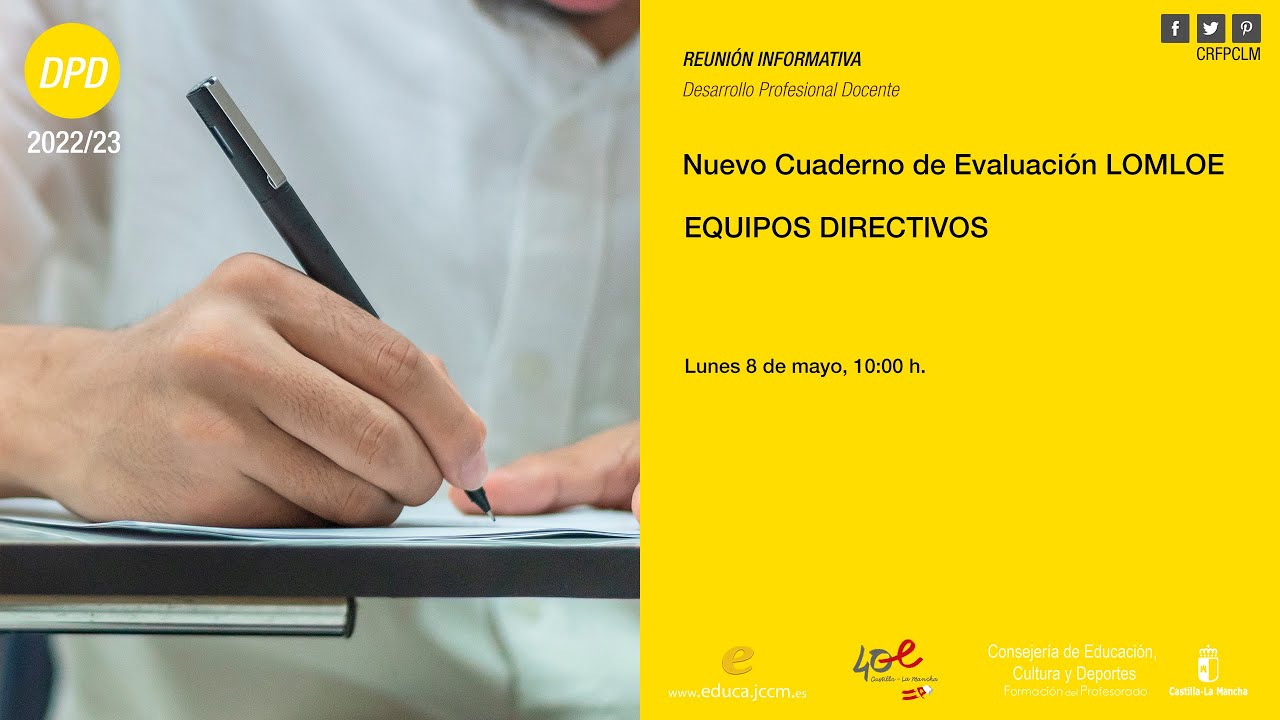 #LOMLOE: Nuevo cuaderno de Evaluación - Sesión 1 (Equipos directivos)