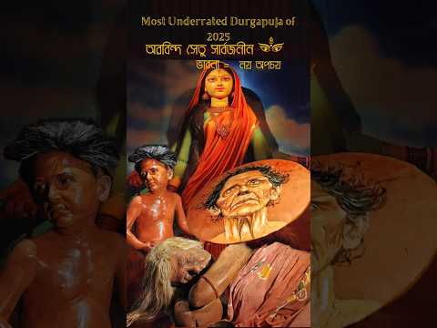 Aurobindo Setu Sarbojonin Durgotsov 2025😍 #kolkatadurgapuja2025 #kolkatadurgapuja #shorts #foryou