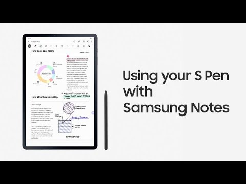 Galaxy Tab S7 | S7+: Using your S Pen with Samsung Notes | Samsung