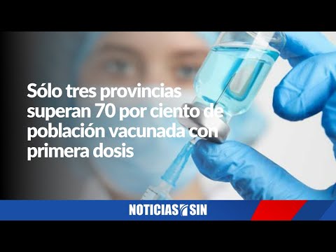 Sólo tres provincias superan el 70 por ciento de su población vacunada con una dosis