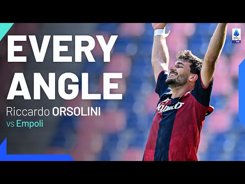 Orsolini’s sombrero and volley | Every Angle | Bologna-Empoli | Serie A 2023/24
