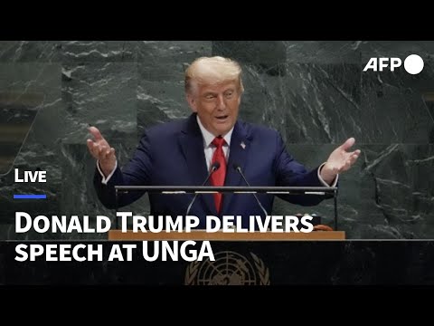 🔴 LIVE: Donald Trump speaks at UN General Assembly | AFP