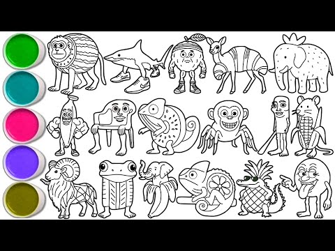 Draw 17 Amazing Italian Meme Creatures in Minutes - Pipi Watermelon, Tralalero Tralala & others
