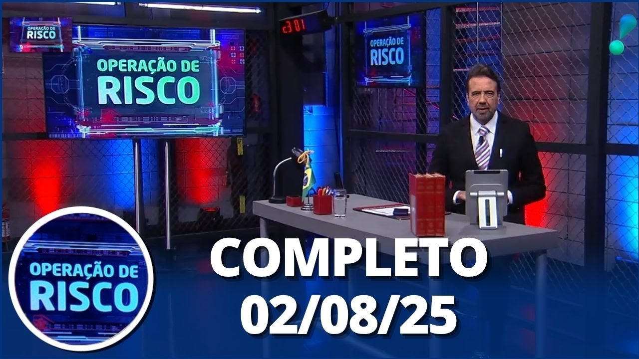 Operação de Risco Traficante tenta resistir a prisão Golpe do Pix e mais 02082025 | Completo