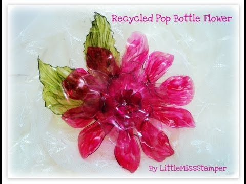 Цветы из пластиковых бутылок своими руками: васильки, розы и кливии