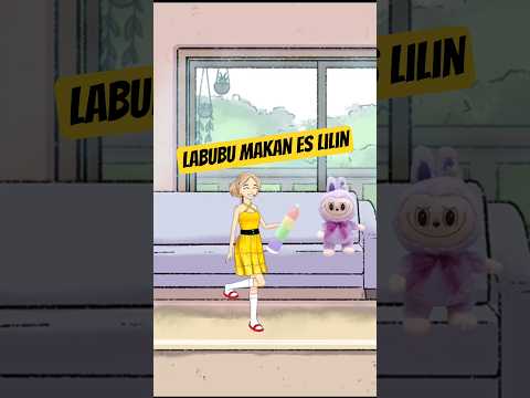 Labubu Makan Es Lilin #shorts #shortvideo #comedy #trending #funny