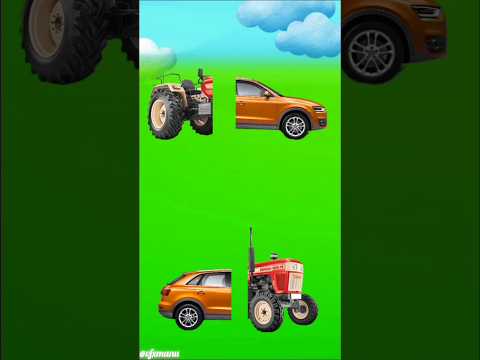Car video 😲Tractor Mahindra vfx magicvideo #shorts#shortsfeed #subscribe