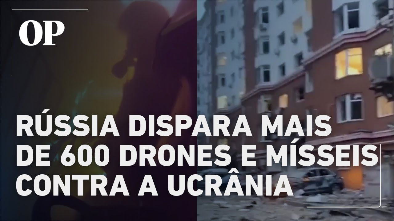 Rússia realiza um dos maiores ataques da guerra contra a Ucrânia; quatro pessoas morreram