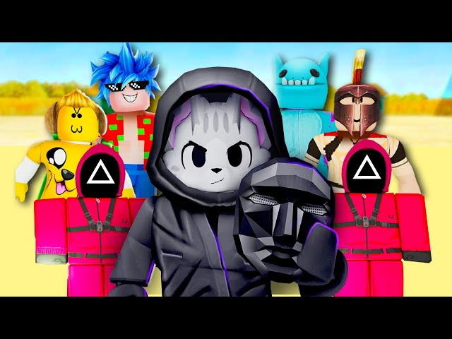 Jugué como LIDER de SQUID GAME para TROLLEAR a Mis Amigos 😈😂 Roblox Juego del Calamar 3