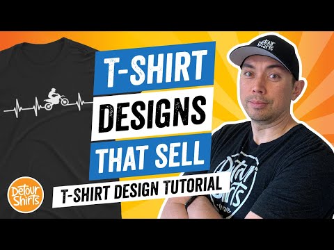 T-Shirt Designs That Sell – T Shirt Design Tutorial for Non-Designers, Make This for Print on Demand