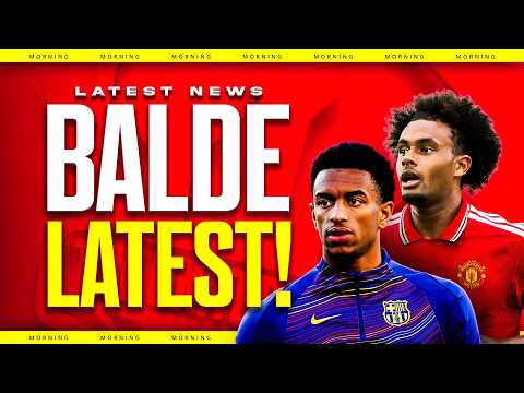 Balde TRANSFER Close! Amad INJURY Blow! Zirkzee LEAVING? Man Utd Transfer News