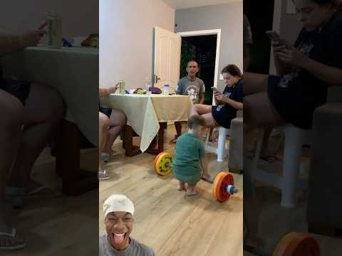 He been in the weight room💀