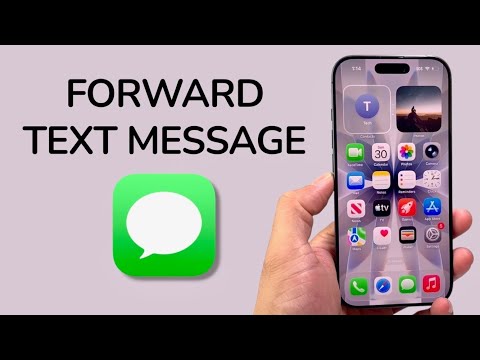 How To Forward A Text Message On iPhone