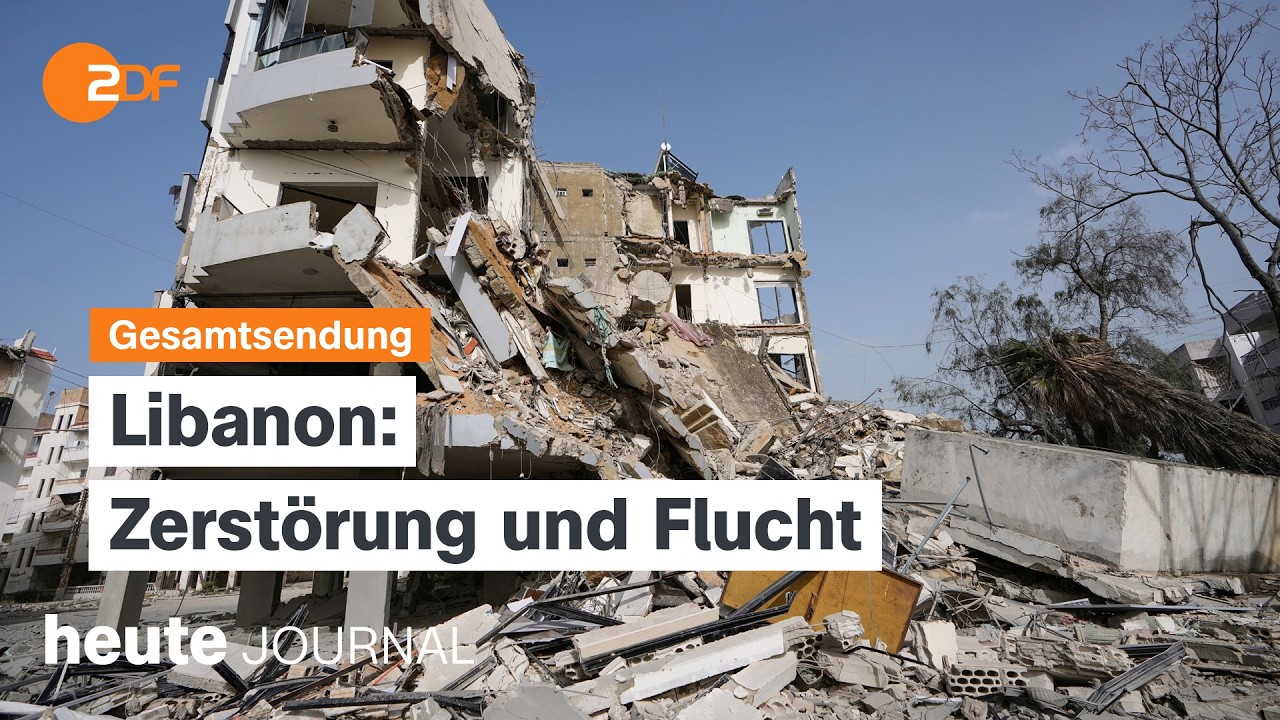 heute journal vom 06.04.2026 Angriffe im Libanon, Trump droht Iran, steigende Düngerpreise