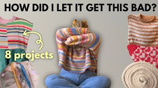 Knitting WIP Marathon: Finishing Everything on My Needles