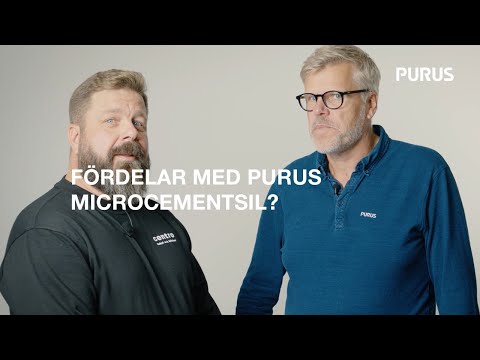 Fördelar med Purus microcementsil?