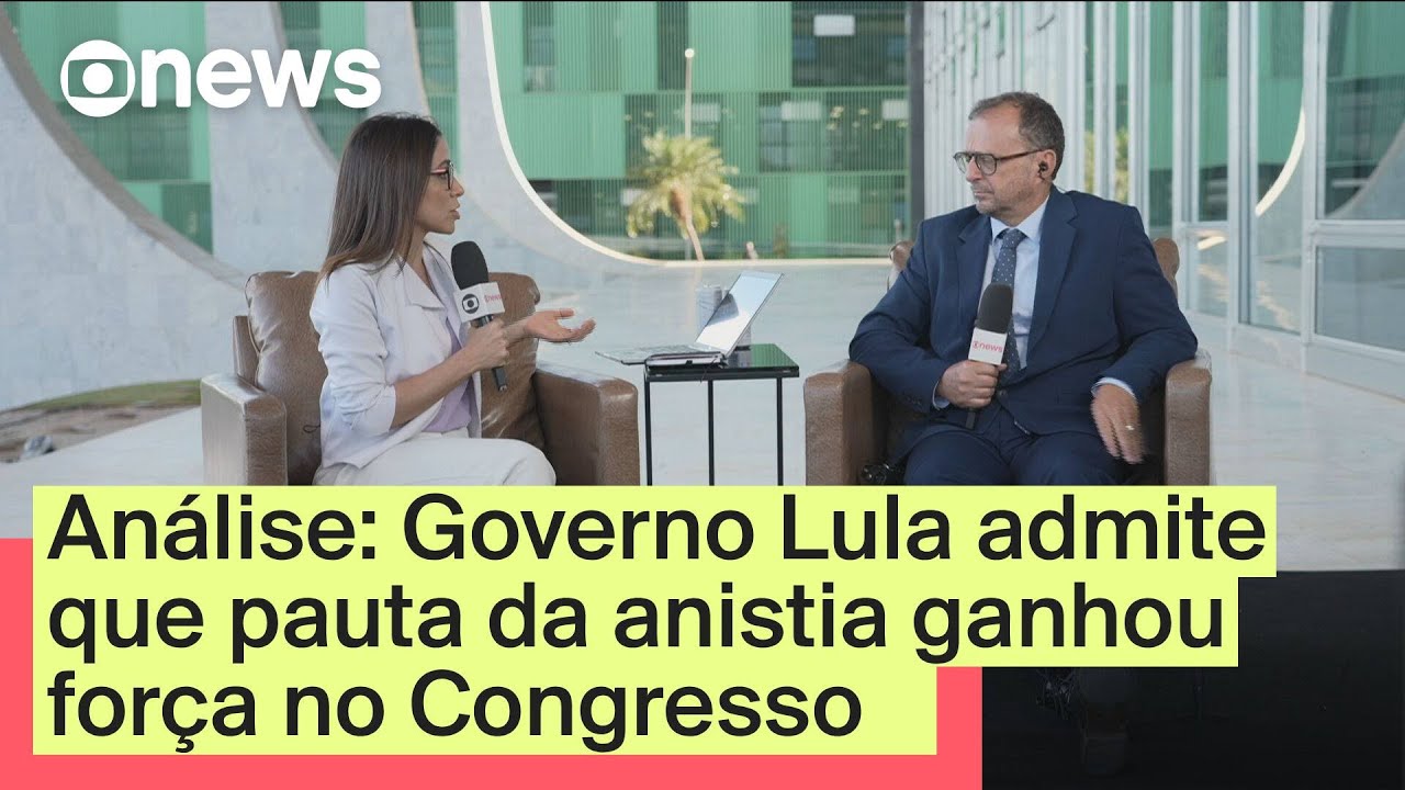 Análise Governo Lula admite que pauta da anistia ganhou força no Congresso | GloboNews Mais