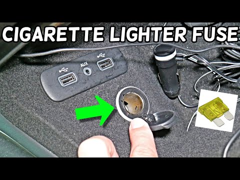 DODGE CHARGER POWER OUTLET FUSE, CIGARETTE LIGHTER FUSE IN CENTER CONSOLE LOCATION REPLACEMENT