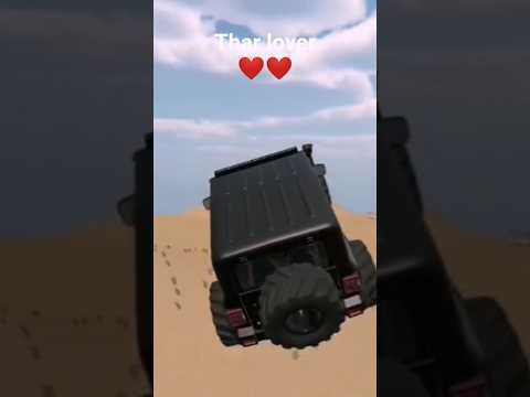 “जब थार ने लगाया अब तक का सबसे ऊँचा जंप 😱🚙💥 | Indian Vehicles 3D”