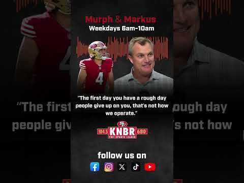 John Lynch told Murph & Markus he has full confidence in Jake Moody moving forward.