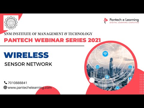 Wireless Sensor Networks | SNM Inst of Management & Tech | Pantech eLearining | Chennai | Hyderabad