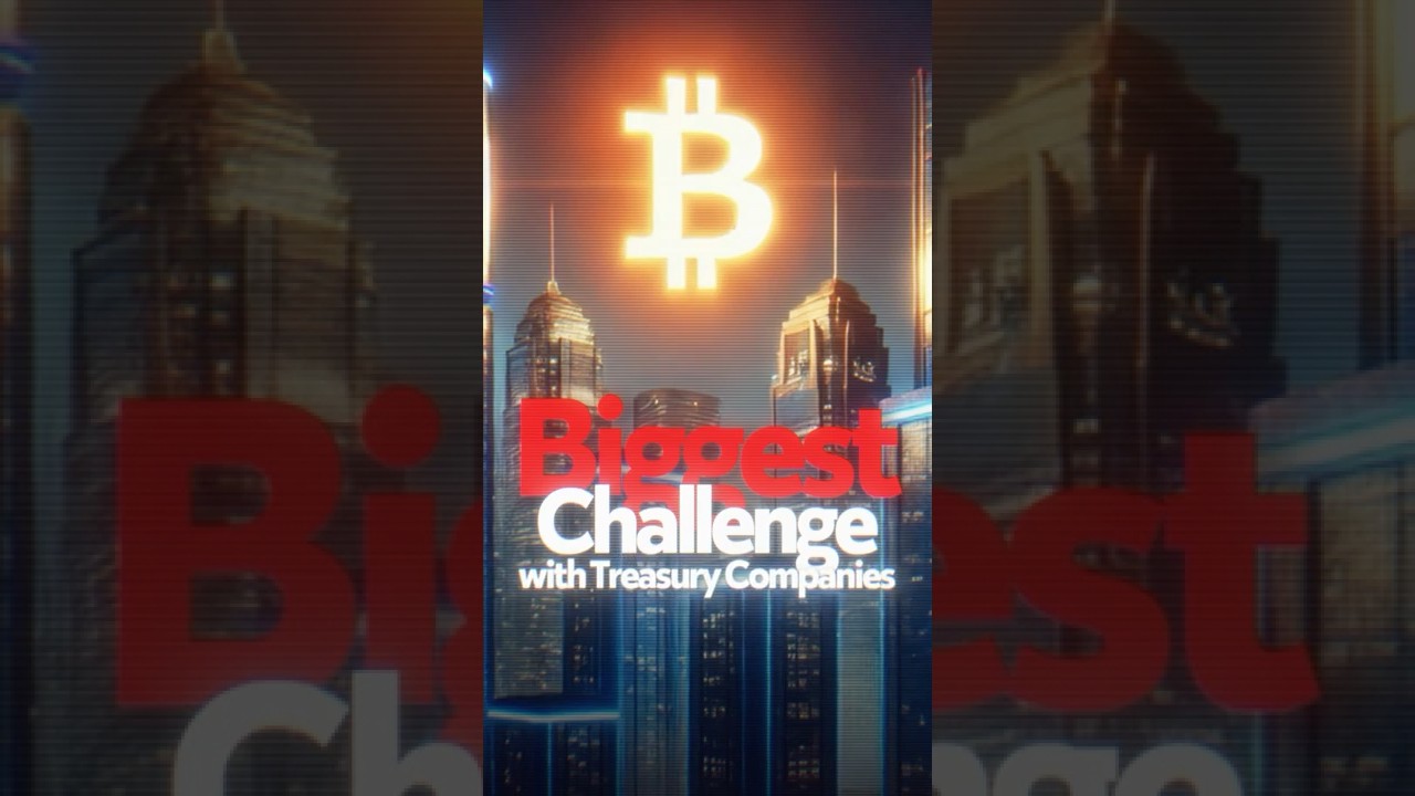 This is the biggest challenge with crypto treasury companies crypto bitcoin digitalassets