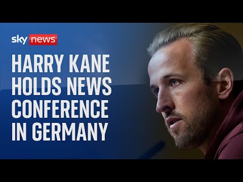 Watch live: England captain Harry Kane holds news conference