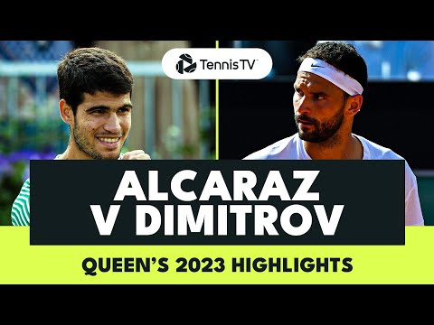 Carlos Alcaraz & Grigor Dimitrov Highlights! | Queen's 2023 Highlights